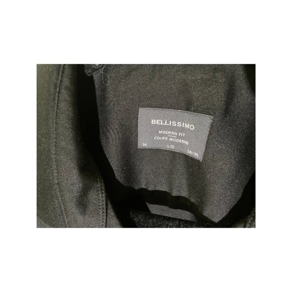 Bellissimo Black Long Sleeve Men's Shirt - Picture 2 of 4